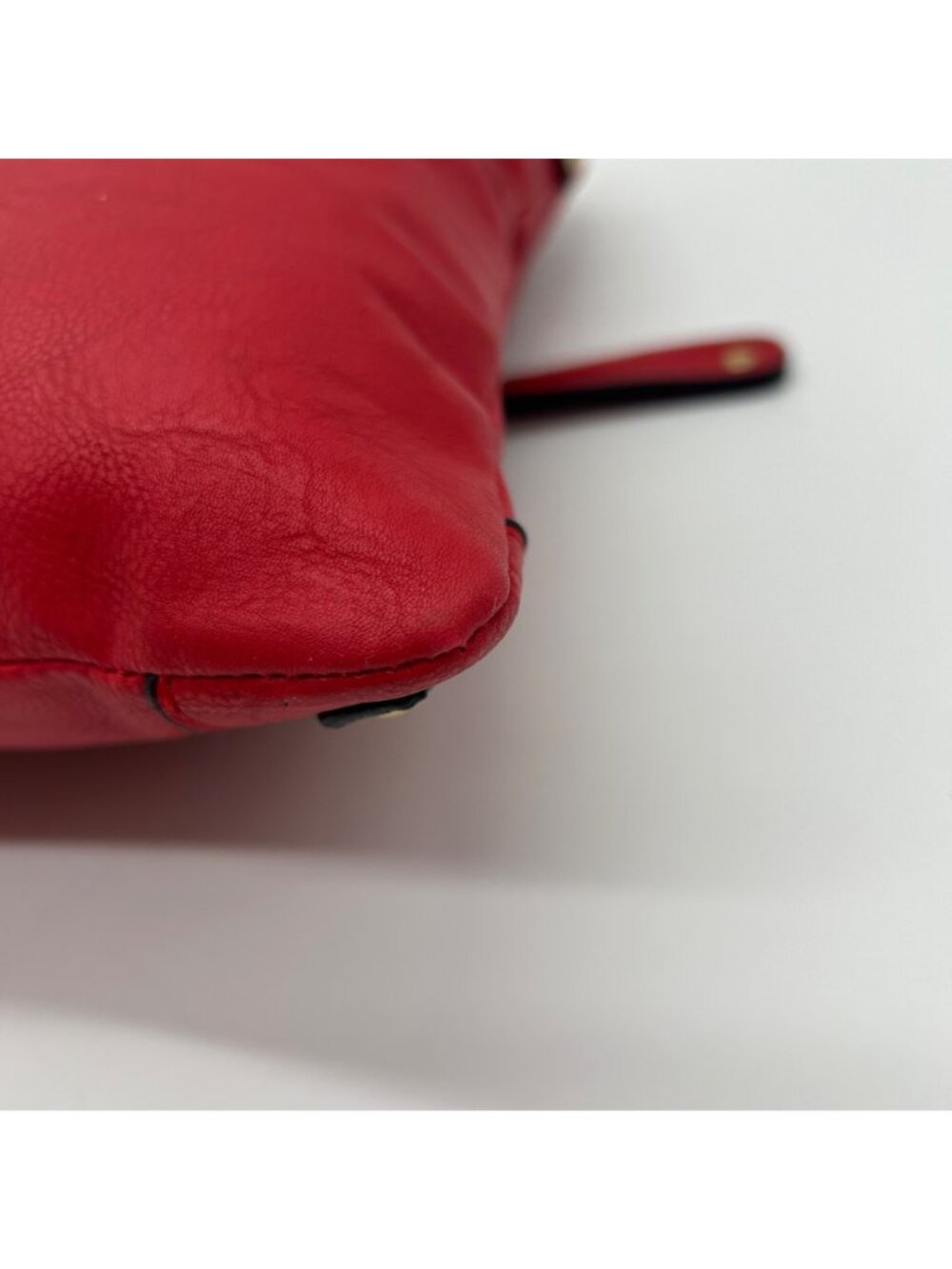 Scarleton Red Leather Large Shoulder Bag - Picture 9 of 10